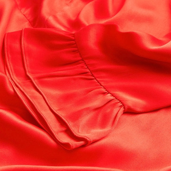 ASPIGA Victoria Satin Dress
Color: Ruby Red - Picture 7 of 14